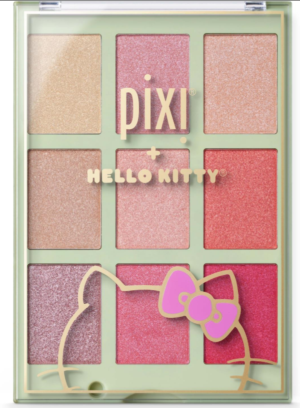 Pixi + Hello Kitty Chrome Glow Palette - "Charming Glow" - 9 colors