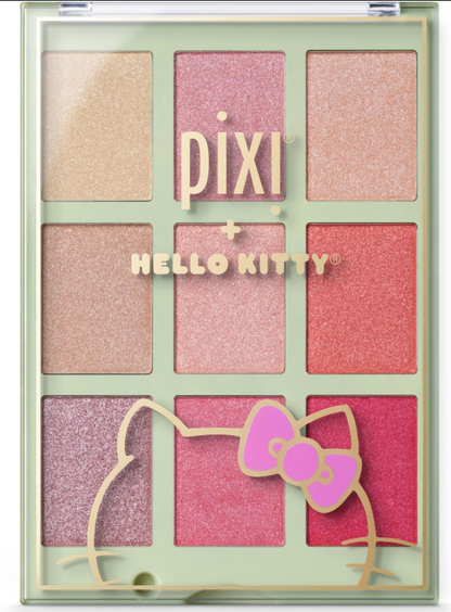 Pixi + Hello Kitty Chrome Glow Palette - "Charming Glow" - 9 colors