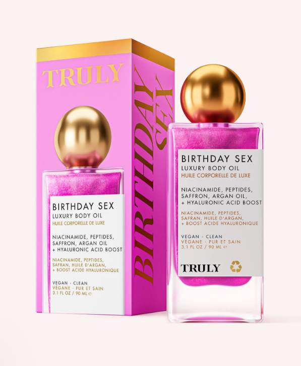 Truly Beauty Luxury Body Oil Birthday Sex - 3.1oz 90ml