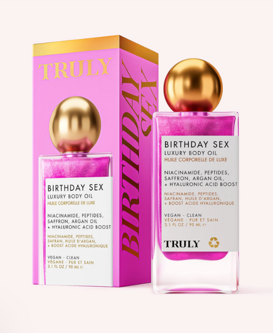 Truly Beauty Luxury Body Oil Birthday Sex - 3.1oz 90ml