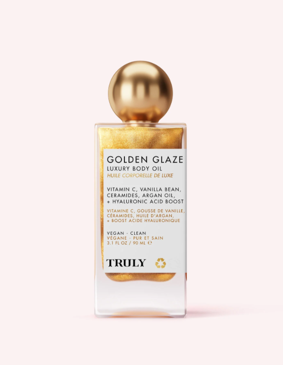 Truly Beauty Luxury Body Oil Birthday Sex -Golden Glaze 3.1oz 90ml