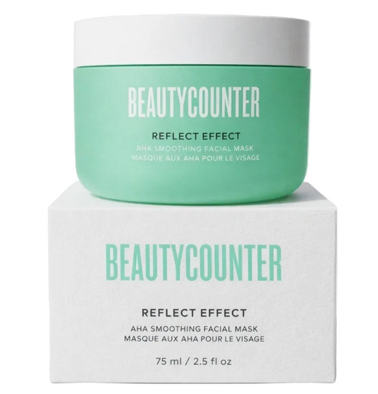 Beauty Counter Reflect Effect AHA Smoothing Facial Mask 2.5oz Full Size - NEW in Box