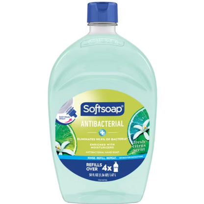 Softsoap Antibacterial Liquid Hand Soap Refill - Fresh Citrus - 50 fl oz