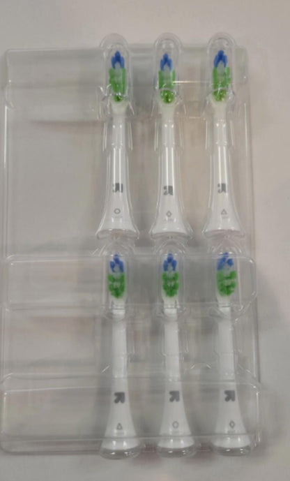 Sonic Toothbrush Replacement Brush Heads - 12 brushes| 2 Packs of 6 - Fits Philip Sonicare Base