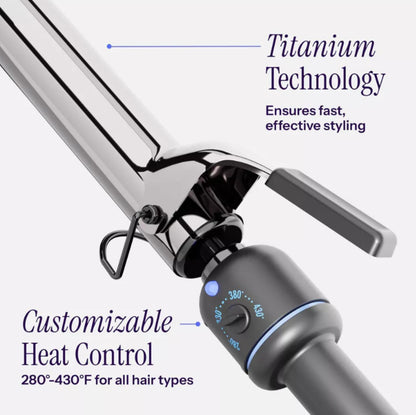Hot Tools 1 1/4" Titanium Curling Iron: Hair Styling, Curling, Electric, All Hair Types