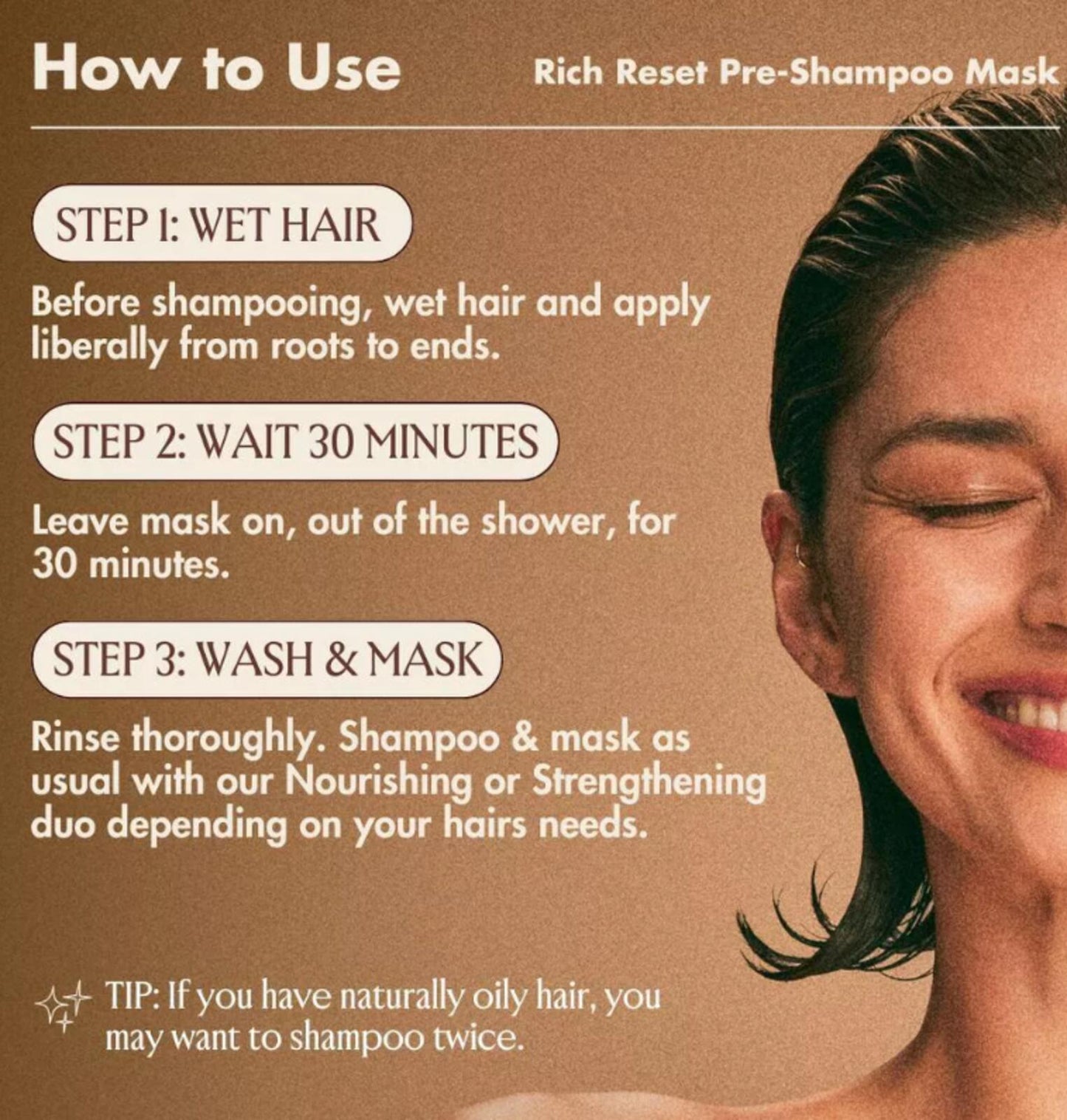 Pack of 4 - Blake Brown Rich Reset Pre-Shampoo Mask - Milky Sandalwood – Creamy Musk Fragrance - 5 fl oz