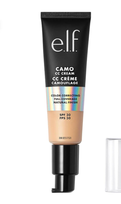 e.l.f. Camo CC Cream SPF 30 Full Coverage Semi-Matte Color Correcting - LIGHT 240 W