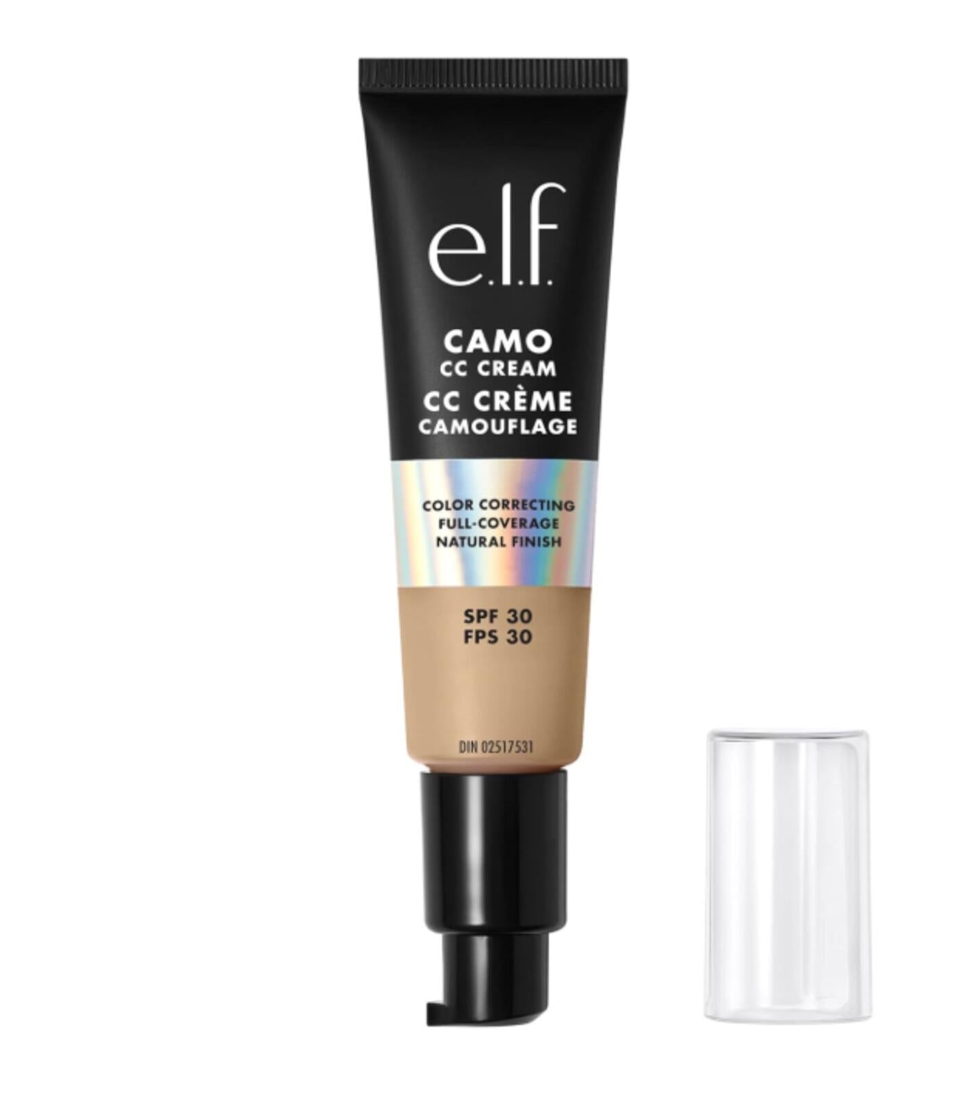 e.l.f. Camo CC Cream SPF 30 Full Coverage Semi-Matte Color Correcting - LIGHT 210N