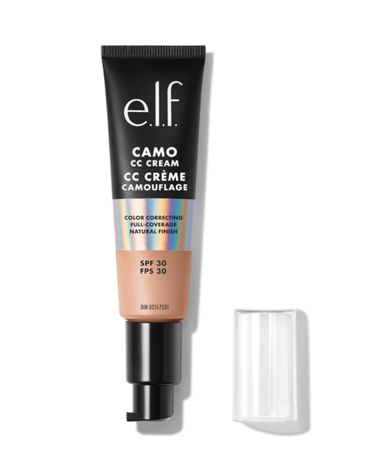 e.l.f. Camo CC Cream SPF 30 Full Coverage Semi-Matte Color Correcting - MEDIUM 330W