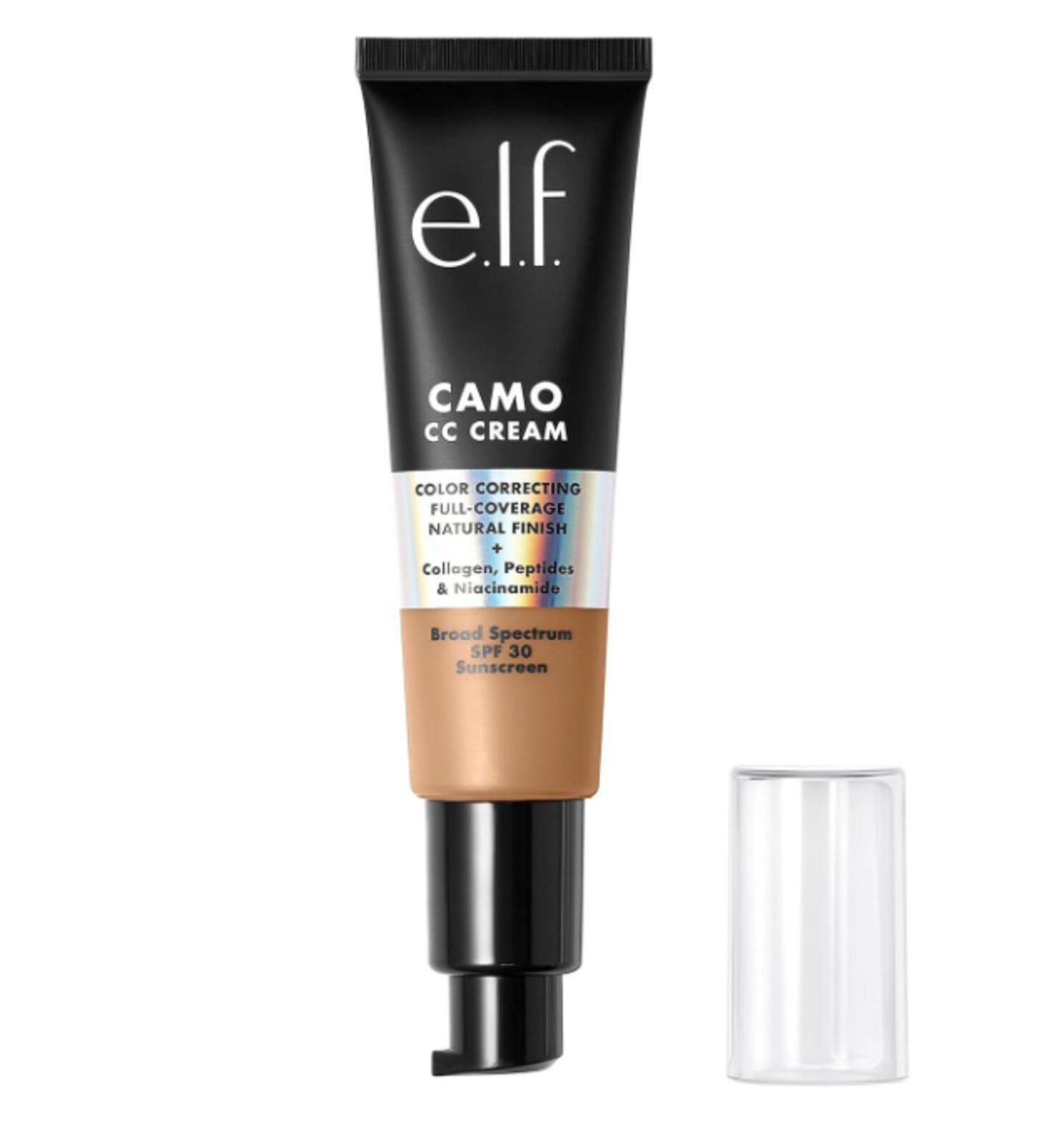 e.l.f. Camo CC Cream SPF 30 Full Coverage Semi-Matte Color Correcting - MEDIUM 375N