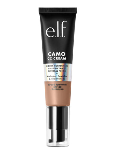 e.l.f. Camo CC Cream SPF 30 Full Coverage Semi-Matte Color Correcting - TAN 415C