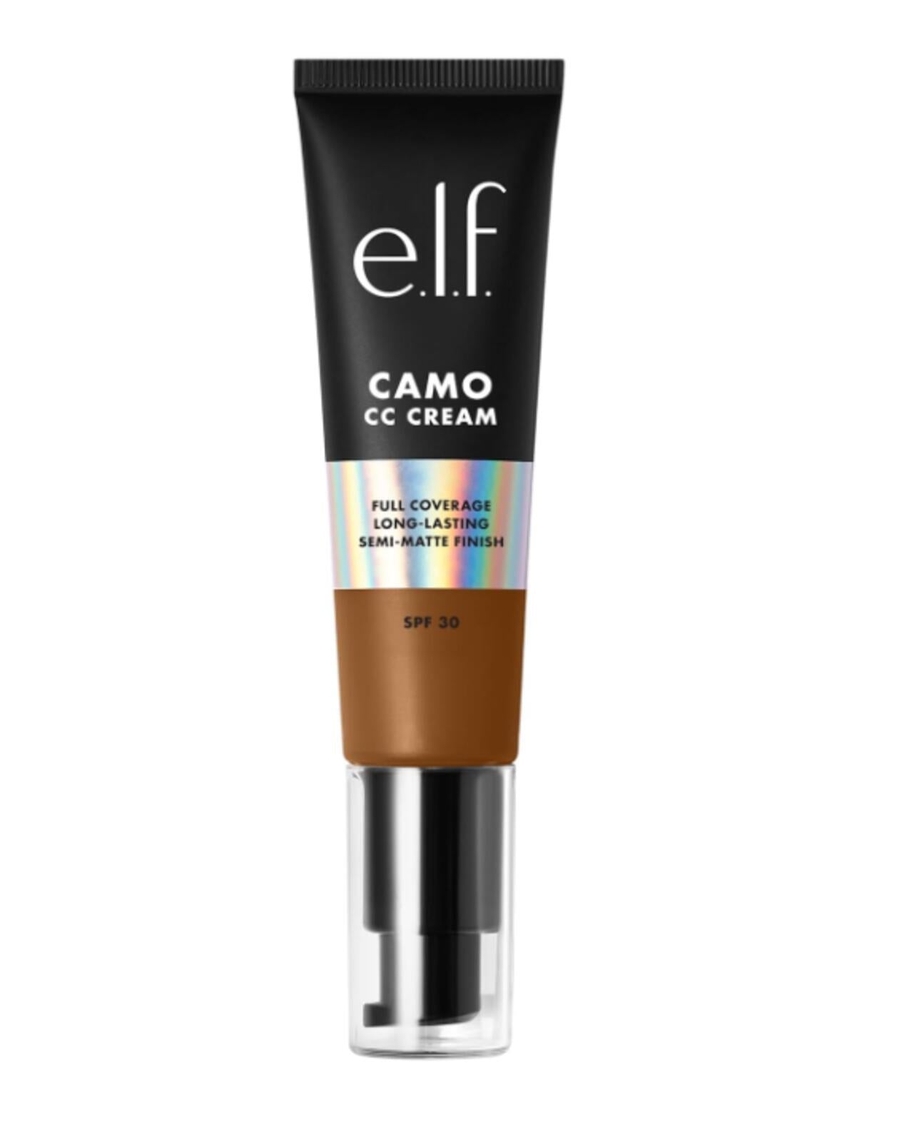 e.l.f. Camo CC Cream SPF 30 Full Coverage Semi-Matte- Elf Color Correcting - DEEP 560C