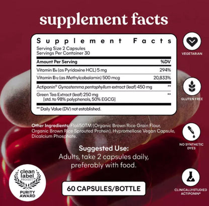 Lemme Burn Capsules - Metabolism & Belly Fat Support - 60ct