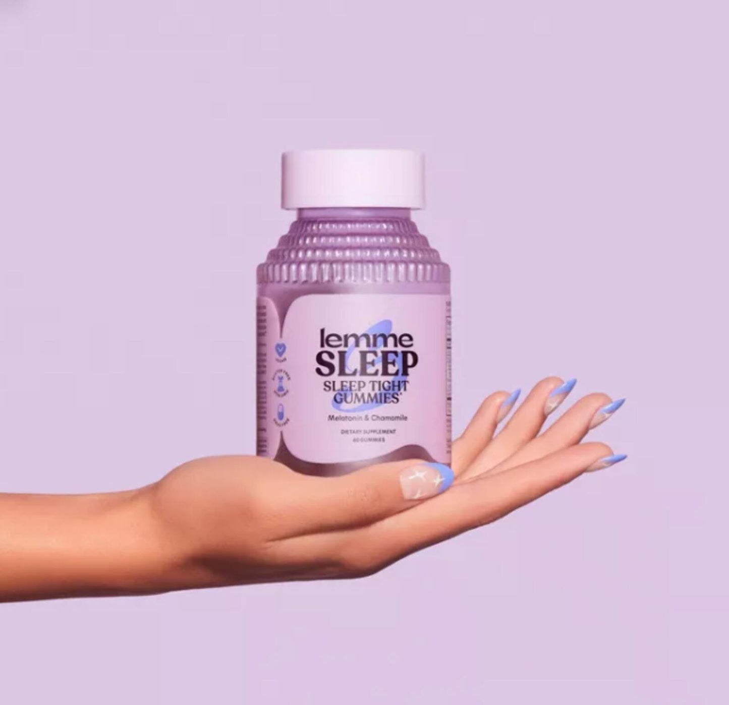Lemme Sleep Gummies: Deep Slumber Aid with 5 mg Melatonin, Magnesium & L-Theanine - Berry 60ct