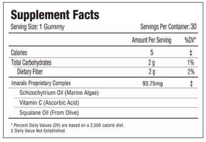 Imarais Beauty Glow Skincare Gummies for Hydration, Collagen Boosting - Vegan and Sugar-Free - 30ct: Certified Gluten-Free, Plant-Based