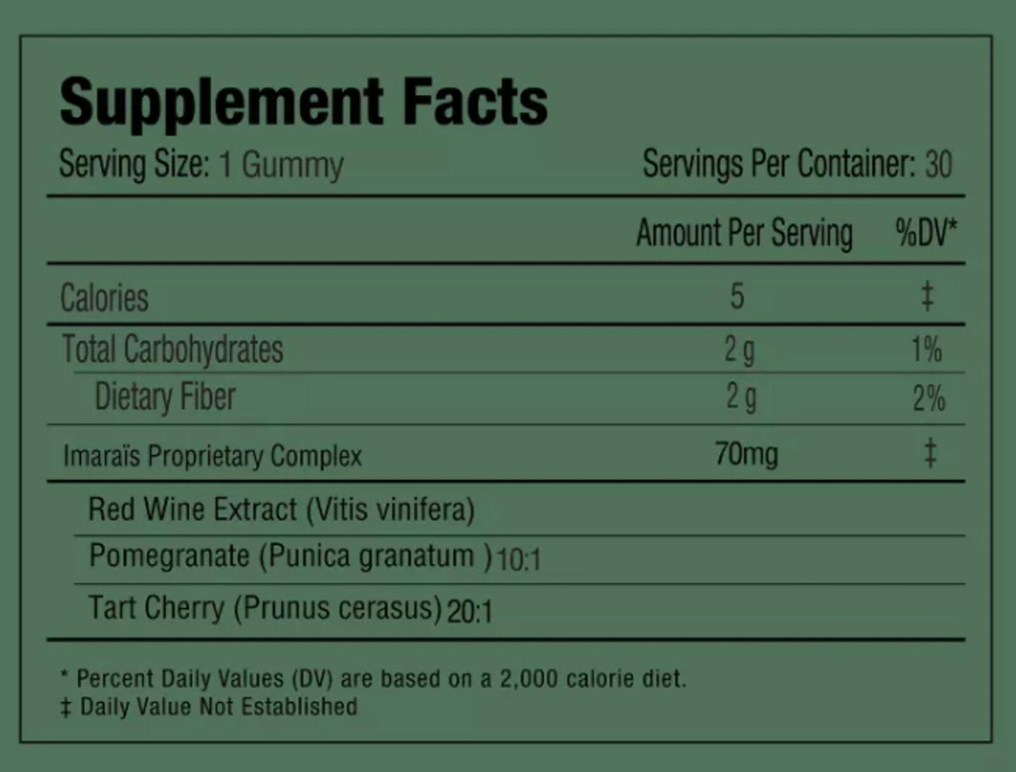 Imarais Beauty Youth Anti-Aging Gummies Sugar-Free - 30ct Cherry Flavor