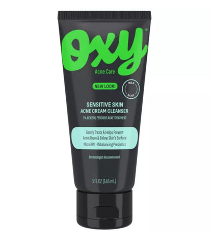 Oxy Sensitive Skin 5% Benzoyl Peroxide Acne Face Wash - 5 fl oz