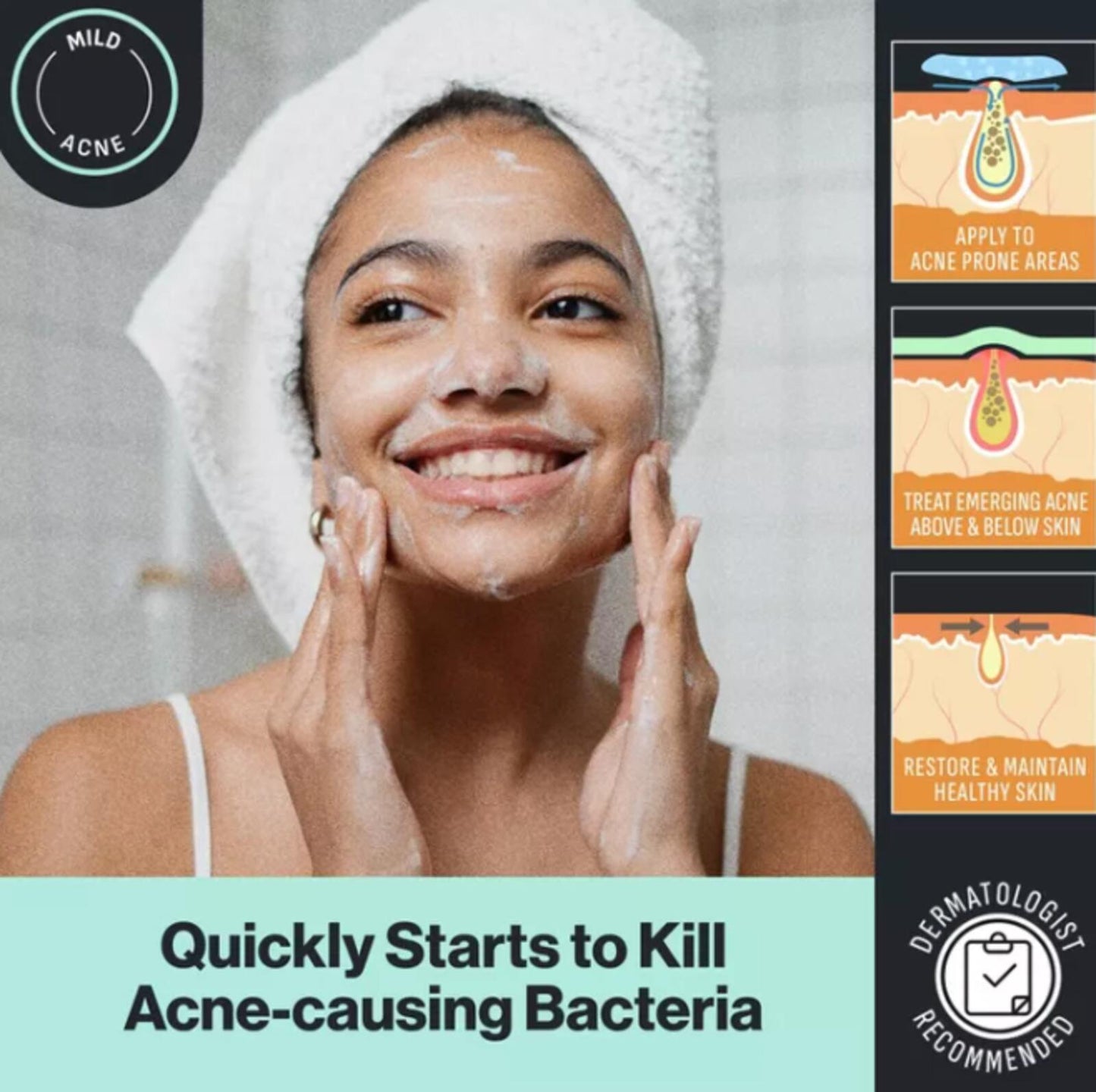 Oxy Sensitive Skin 5% Benzoyl Peroxide Acne Face Wash - 5 fl oz