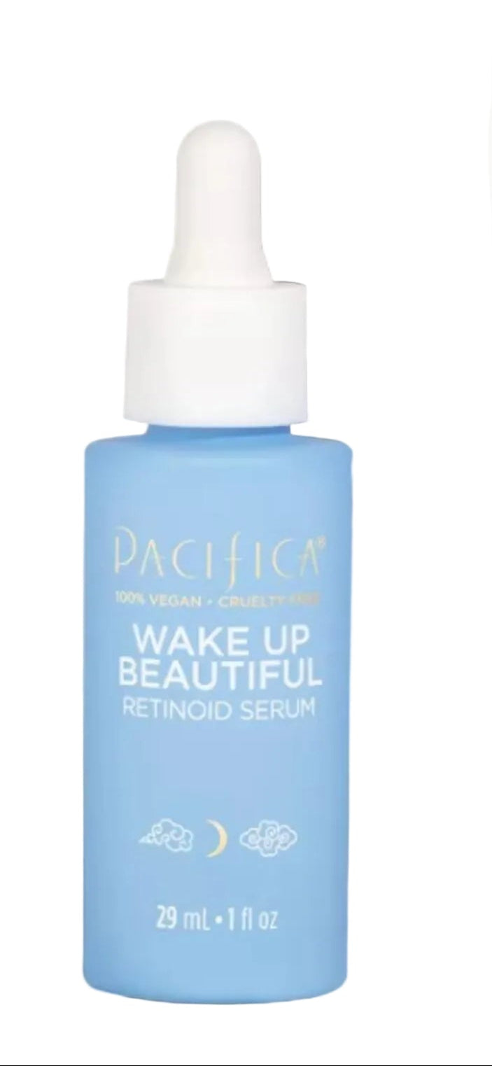 Pacifica Wake Up Beautiful Retinoids Face Serum - 1 fl oz: Paraben-Free, Vegan, With Hyaluronic Acid, For Normal & Mature Skin