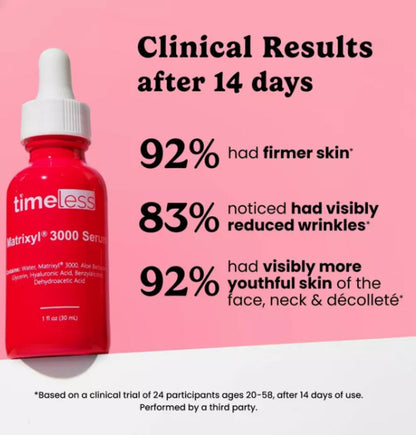 Timeless Skin Care Matrixyl 3000 Peptide Complex Serum - 1 fl oz