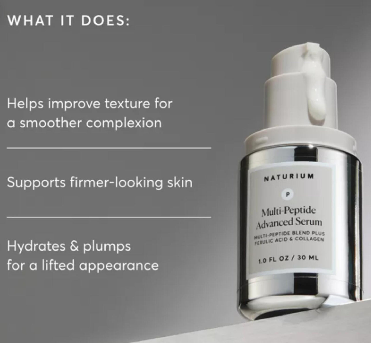 Naturium Multi-Peptide Advanced Serum - 1fl oz