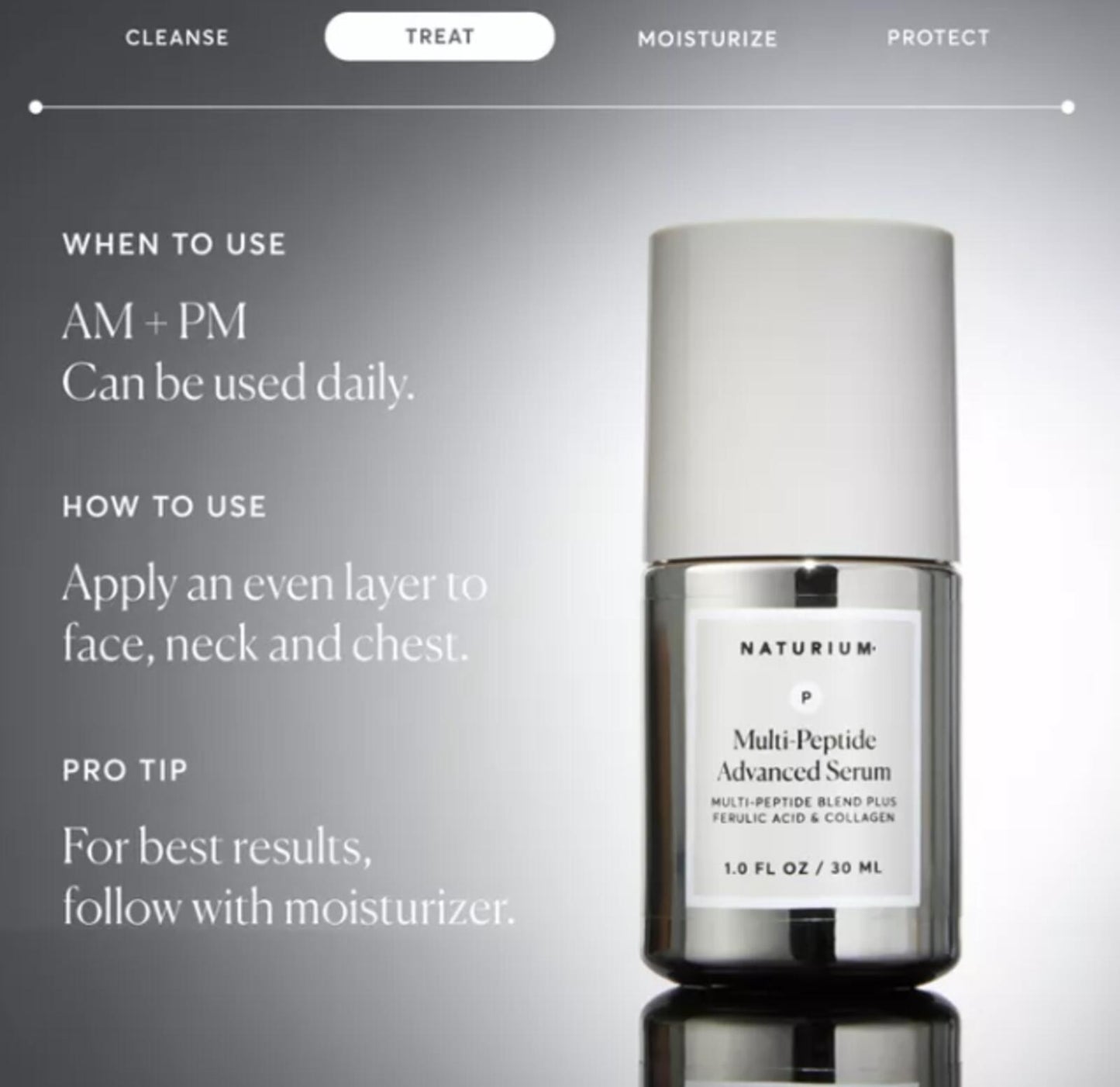 Naturium Multi-Peptide Advanced Serum - 1fl oz