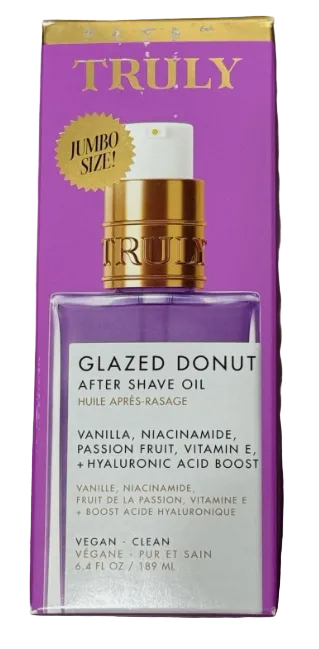 Truly Beauty After Shave Oil - Glazed Donut - JUMBO 6.4oz 189ml