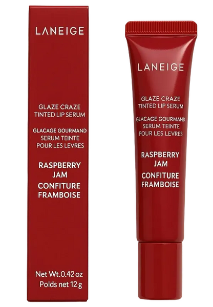 Laneige Glaze Craze Tinted Lip Serum - Raspberry Jam 0.42oz Full Size