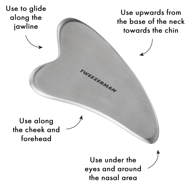 Tweezerman Stainless Steel Gua Sha - NEW (cracked box)