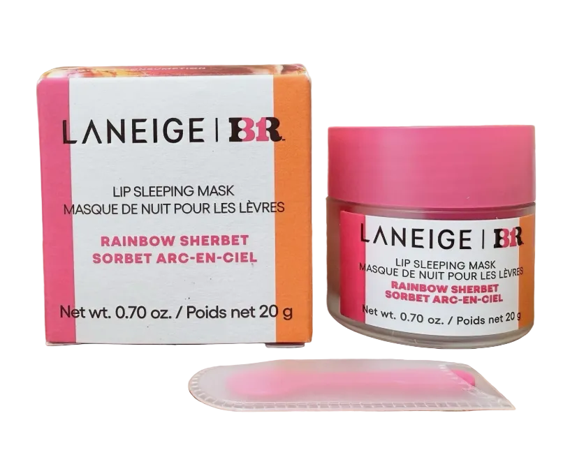 Laneige Lip Sleeping Mask - Baskin Robin Limited Edition Rainbow Sherbert - 0.70oz