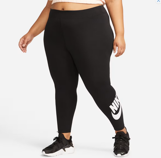 Nike Plus Tight Fit High Rise Full Length - Black - 3XL