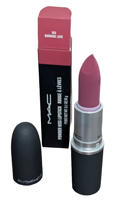 MAC Powder Kiss Lipstick - Burning Love