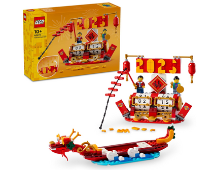 LEGO Festival Calendar - Lunar New Year Building Dragon Boat Festival with Calendar - #40678