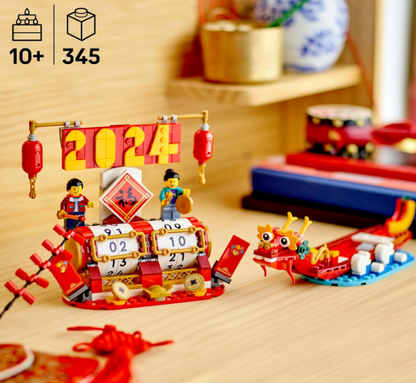 LEGO Festival Calendar - Lunar New Year Building Dragon Boat Festival with Calendar - #40678