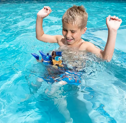 SwimWays PAW Patrol Chase Paddlin Pup in Blue