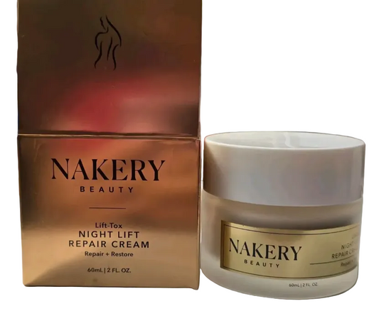Nakery Beauty LIFT-TOX Night Lift Repair Restore Cream – 2.0 Oz