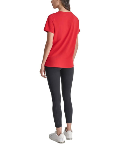 Dkny Sport Women's Graphic T-Shirt - Red Light