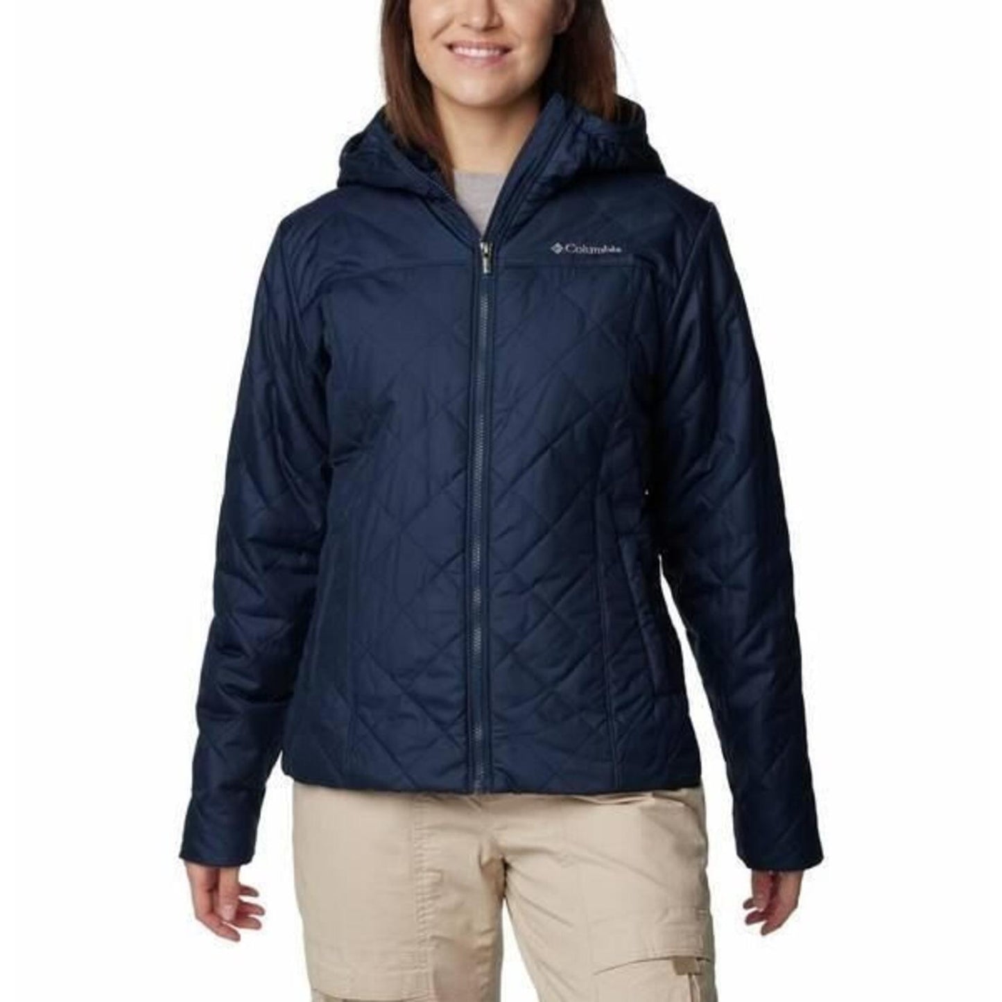Columbia Copper Crest II Hooded Jacket Color: Collegiate Navy Size: LARGE