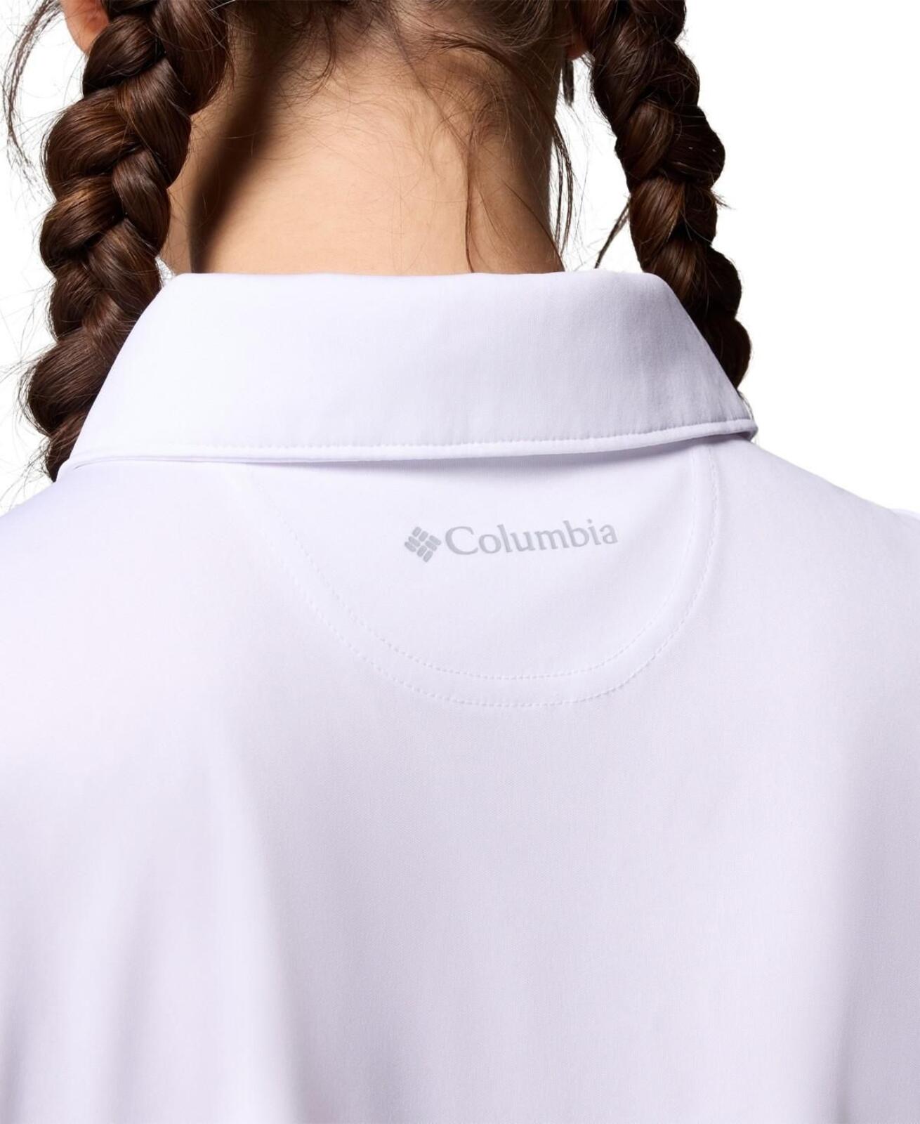 Columbia Women's Cedar Coast Sleeveless Polo Top - White