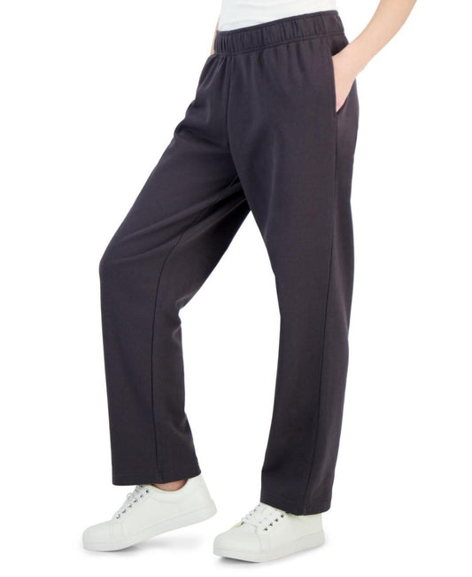 ID Ideology Women's Relaxed Wide-Leg Sweatpants - Light Sand Heather