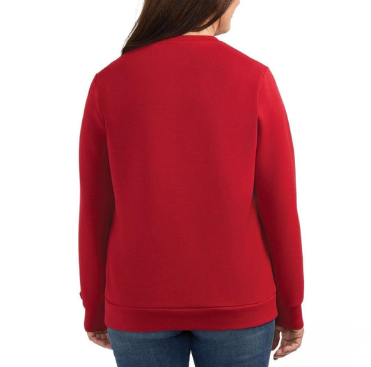 Hunter Women's Embossed Pullover - Red