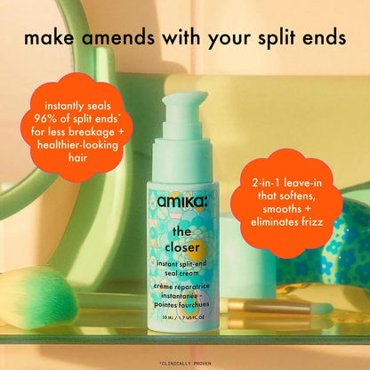 Amika The Closer Instant Split-End Seal Cream - 1.7 oz Full Size