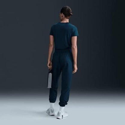 Nike One Women S Dri-FIT High-Waisted 7/8 Joggers Armory Navy/Black Size Small