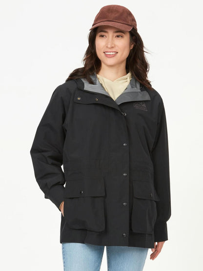 Marmot Women's '78 All-Weather Rain Parka (Fall 2025) in Black