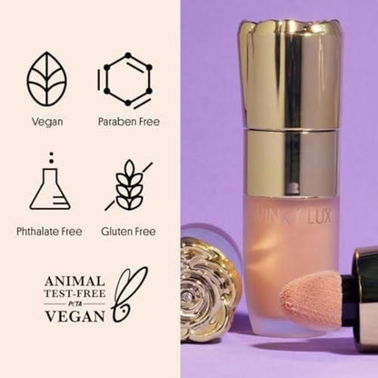 Winky Lux Cheeky Rose Liquid Highlighter - Moonlight - 0.21 Fl Oz