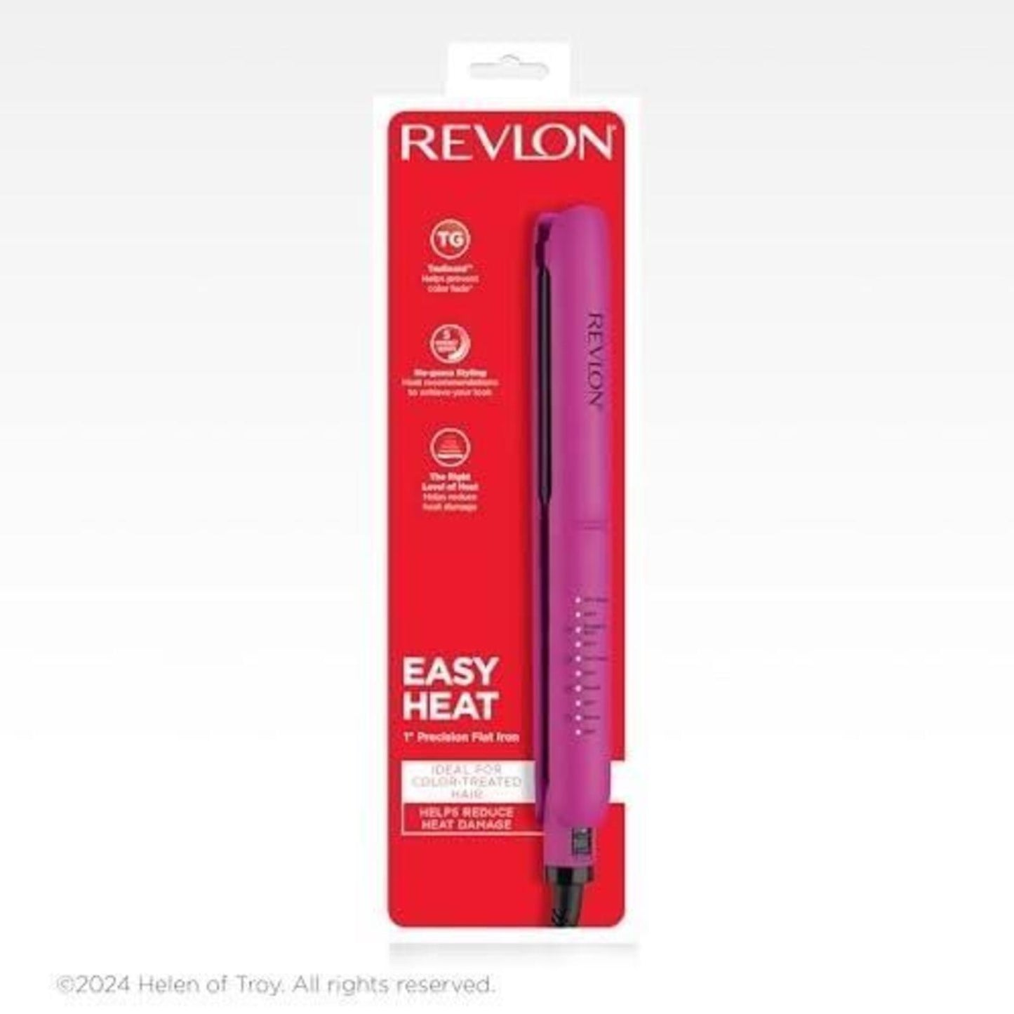 Revlon Easy Heat Precision Hair Flat Iron - 1": Ceramic