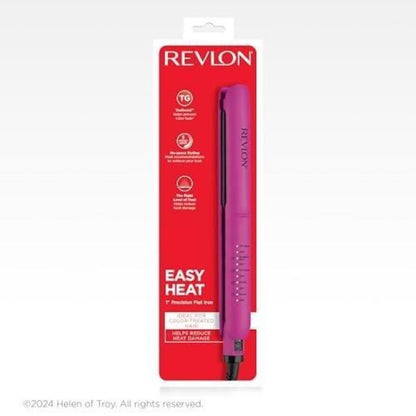 Revlon Easy Heat Precision Hair Flat Iron - 1": Ceramic