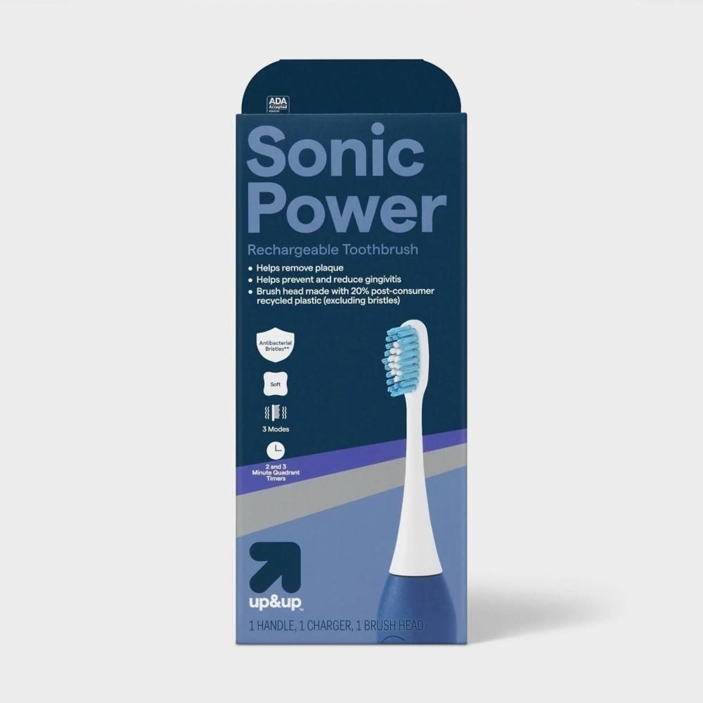 Adult Electric Rechargeable Toothbrush - up&up™ [Fits Sonicare Toothbrush Heads)
