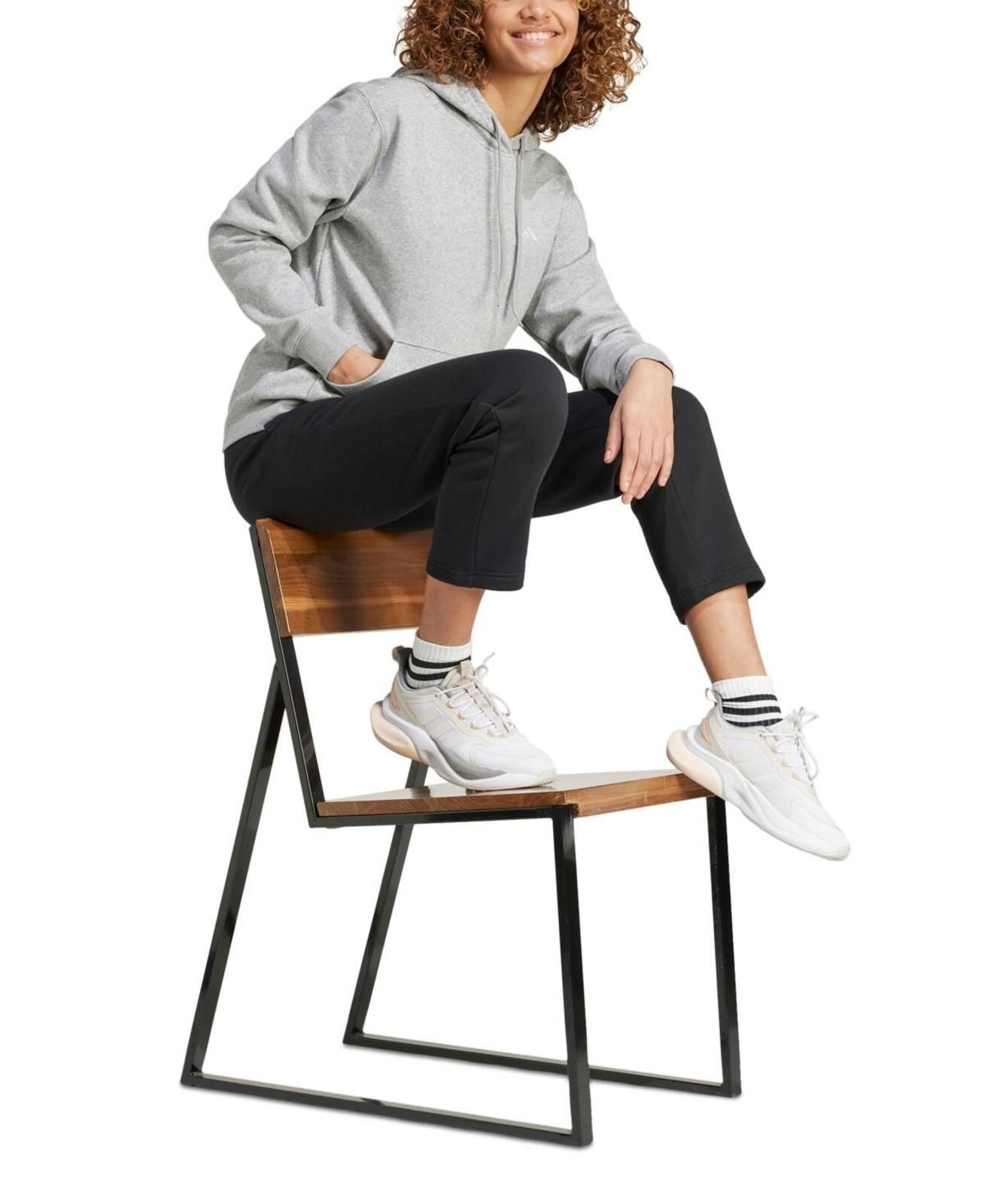 Adidas Essentials Feel Cozy Sportswear Hoodie - Medium - Heather Gray