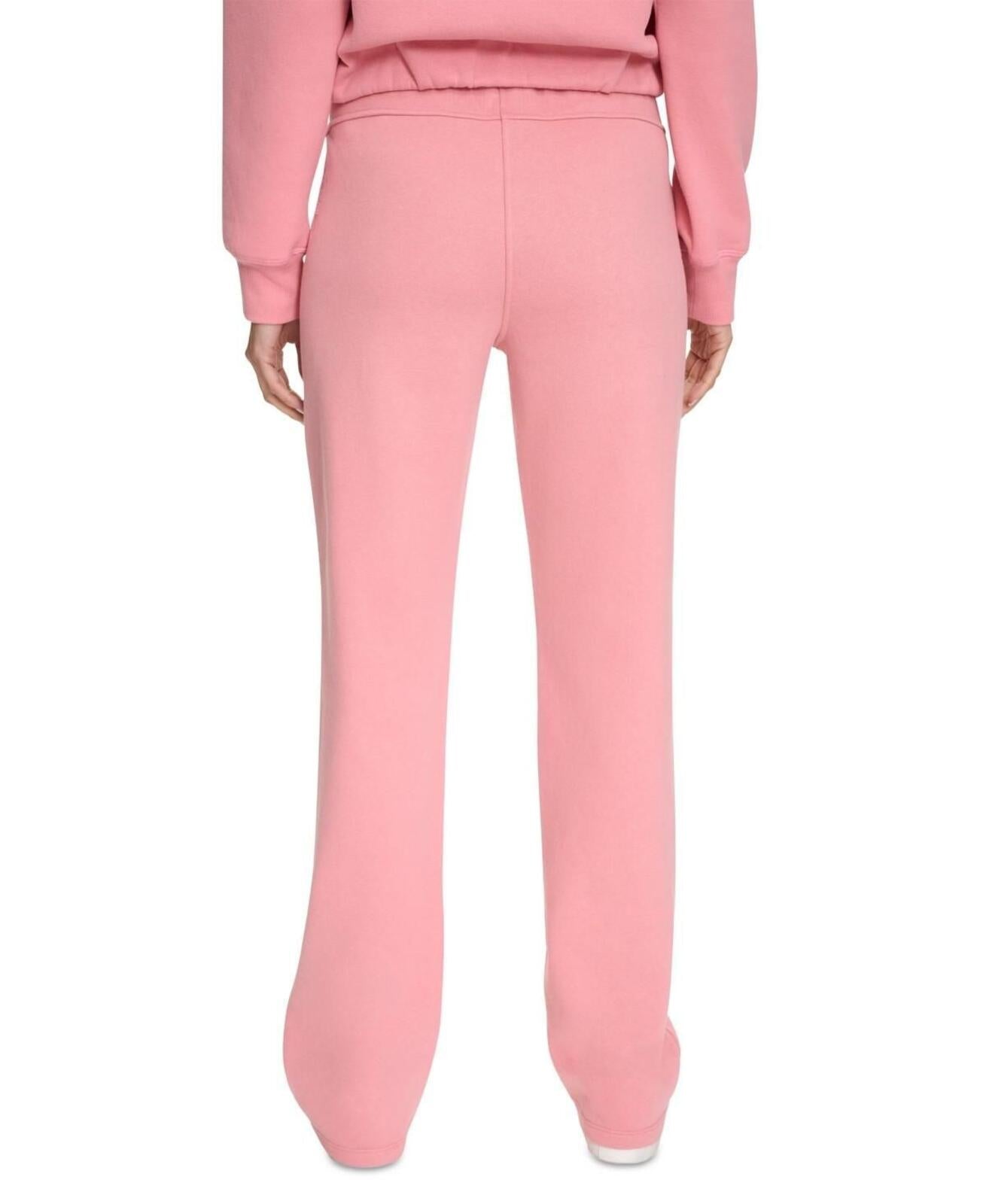 Calvin Klein Women's Fleece High-Waist Angled-Pocket Sweatpants - Brandied Apricot